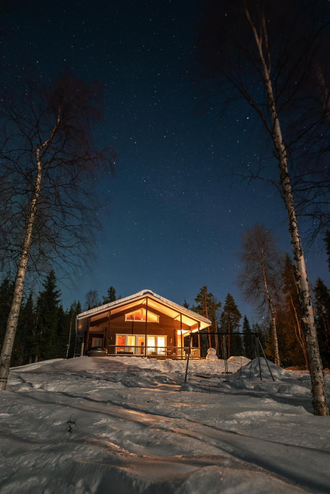 Napapiirin Jaervilomat Otel Luukonniemi Dış mekan fotoğraf